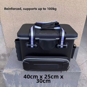 Peibutuste ämber tugev kaanega, vard sisestamise disain, mitmekülgne elavate kalade ämber, EVA materjal