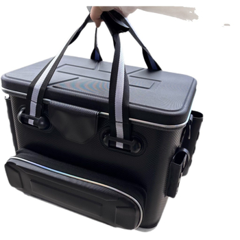 Peibutuste ämber tugev kaanega, vard sisestamise disain, mitmekülgne elavate kalade ämber, EVA materjal