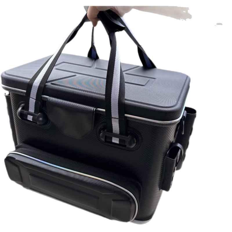 Peibutuste ämber tugev kaanega, vard sisestamise disain, mitmekülgne elavate kalade ämber, EVA materjal