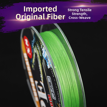 Hlavná rybárska línia - Crocodile hunting, PE, pevná, balenie 100, rybárska línia