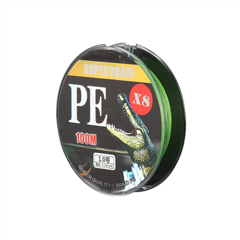 Hlavná rybárska línia - Crocodile hunting, PE, pevná, balenie 100, rybárska línia