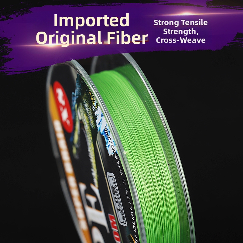 Hlavná rybárska línia - Crocodile hunting, PE, pevná, balenie 100, rybárska línia