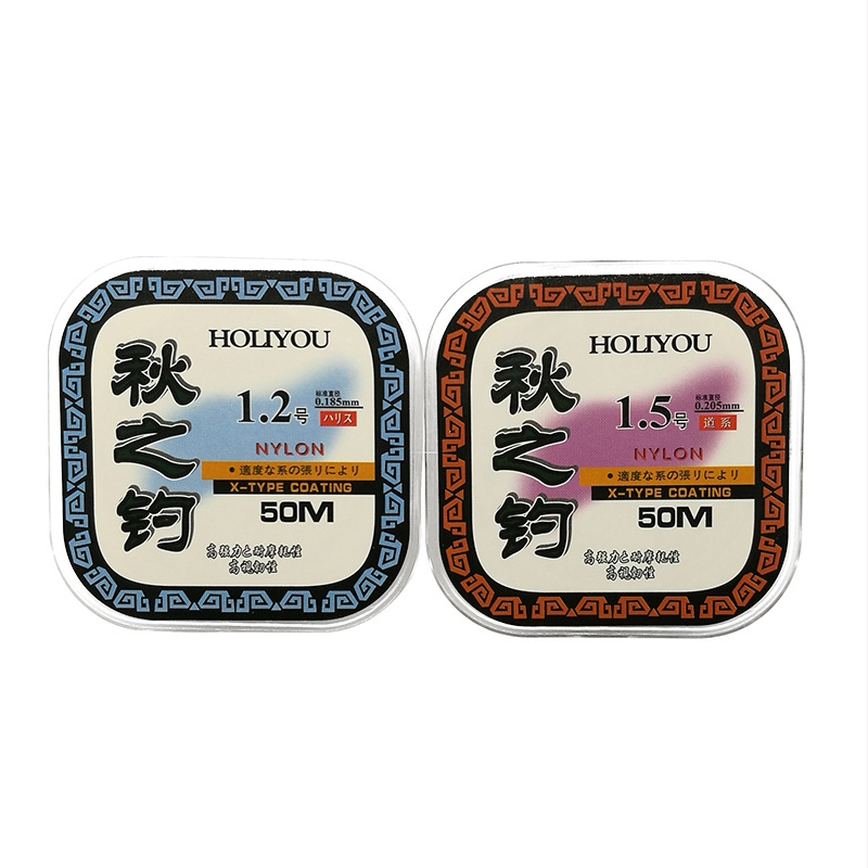 Pagrindinė žvejybos linija iš nailono — Autumn Fishing; super tvirta, gera dilimo atsparumas; pakuotė: dėžutė su 10 diskų