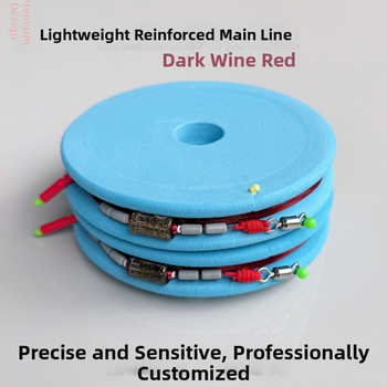 Zhenxiu Lengvas pagrindinės linijos rinkinys su sustiprintu deimantiniu mazgu Black Carp, Grass Carp, Bighead Carp ir Crucian Carp • Nailono siūlas • Ilgis 3,6–15 m