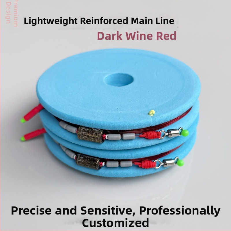 Zhenxiu Lengvas pagrindinės linijos rinkinys su sustiprintu deimantiniu mazgu Black Carp, Grass Carp, Bighead Carp ir Crucian Carp • Nailono siūlas • Ilgis 3,6–15 m