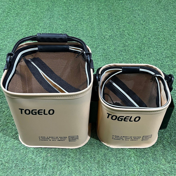 EVA žuvų kibiras su antišokinėjimo tinklu, nešiojama lauko žvejybos dėžė, 5 kg