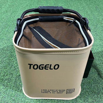 EVA žuvų kibiras su antišokinėjimo tinklu, nešiojama lauko žvejybos dėžė, 5 kg