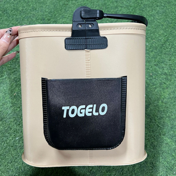 EVA žuvų kibiras su antišokinėjimo tinklu, nešiojama lauko žvejybos dėžė, 5 kg