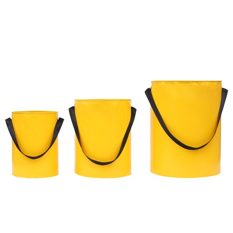 Lauko sulankstomas kibiras vaikams – nešiojamas žaidimams su vandeniu ir smėliu, žvejybos priedai