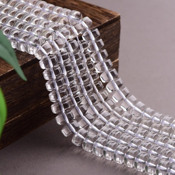 Разпръснати мънисти от 7A кристал за DIY бижута, произход Lianyungang Donghai County, пакетирани на ленти, пролет 2025