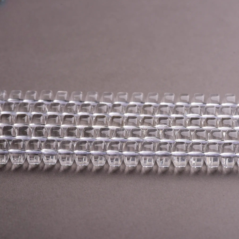 Разпръснати мънисти от 7A кристал за DIY бижута, произход Lianyungang Donghai County, пакетирани на ленти, пролет 2025