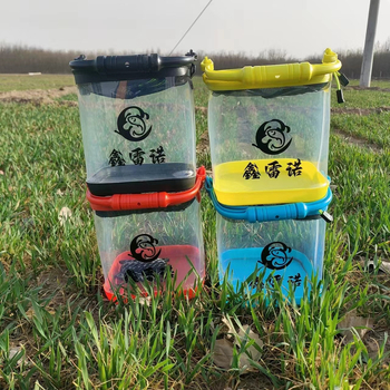 Skladacie prenosné vedro na živé ryby s priehľadným dnom – EVA vedro od značky Stars