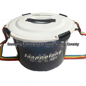 Viacúčelová nádoba na návnady s otváraním, prenosná, plastová konštrukcia