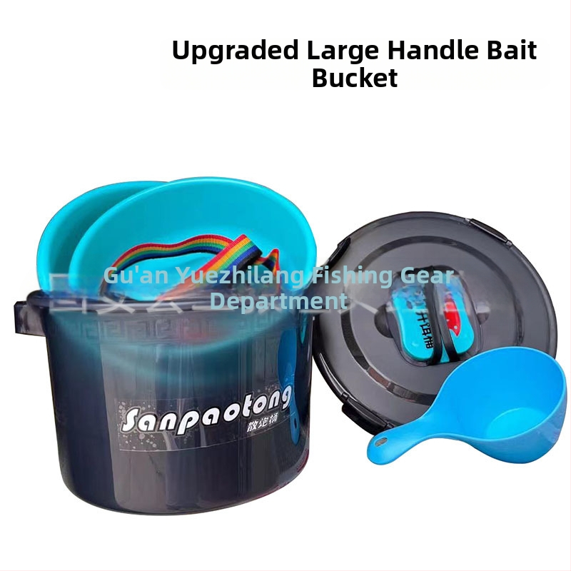 Viacúčelová nádoba na návnady s otváraním, prenosná, plastová konštrukcia