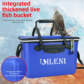 Žuvų kibiras su integruota stiprinta EVA vienos dalies konstrukcija gyviems žuvims (stiprintas EVA, vienos dalies konstrukcija, tvirta)