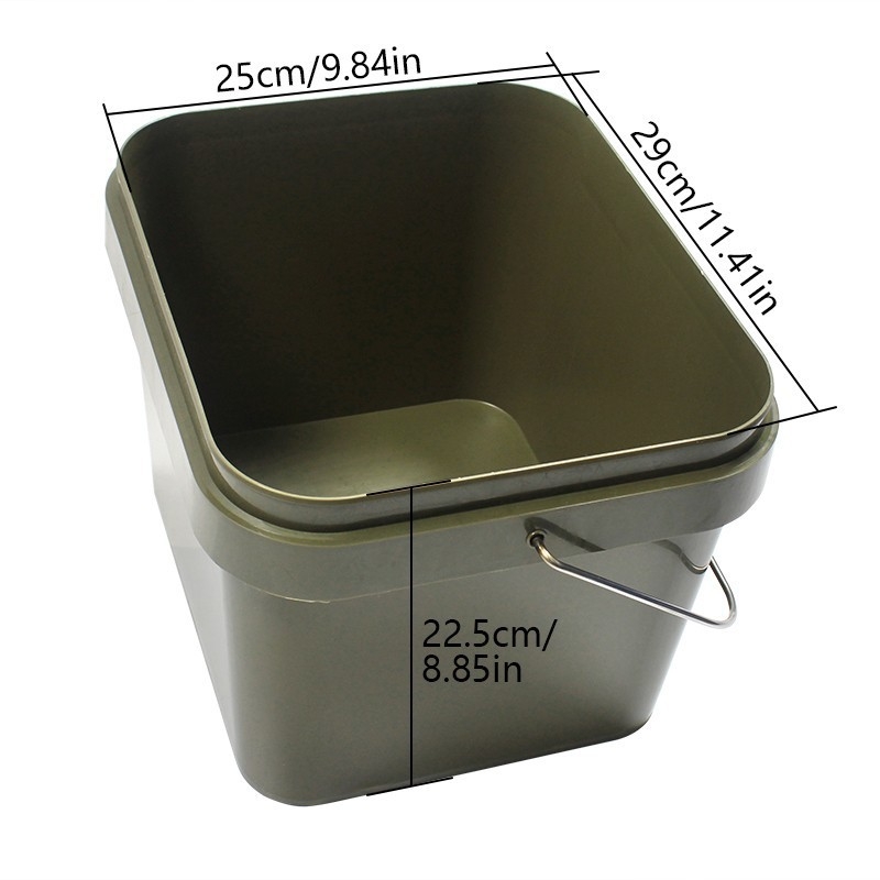 Plastikinis masalų kibiras dugninei žvejybai ir meškerės metimui, 500 g