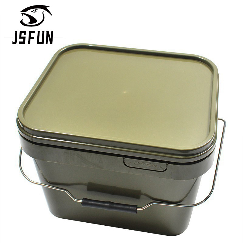 Plastikinis masalų kibiras dugninei žvejybai ir meškerės metimui, 500 g