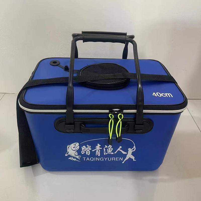 Vonkajšie rybárske vedro, jednovrstvé hrubé EVA, pre živé ryby, s dizajnom proti skoku