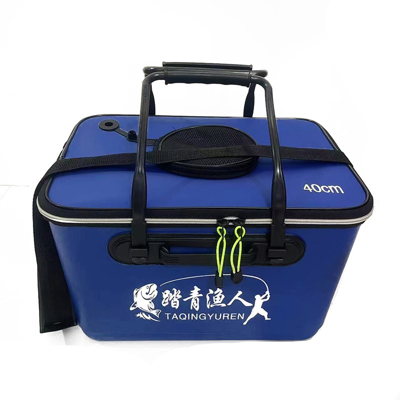 Vonkajšie rybárske vedro, jednovrstvé hrubé EVA, pre živé ryby, s dizajnom proti skoku