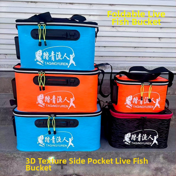Sklopné EVA vedro pre živé ryby — kód produktu Folding fish bucket