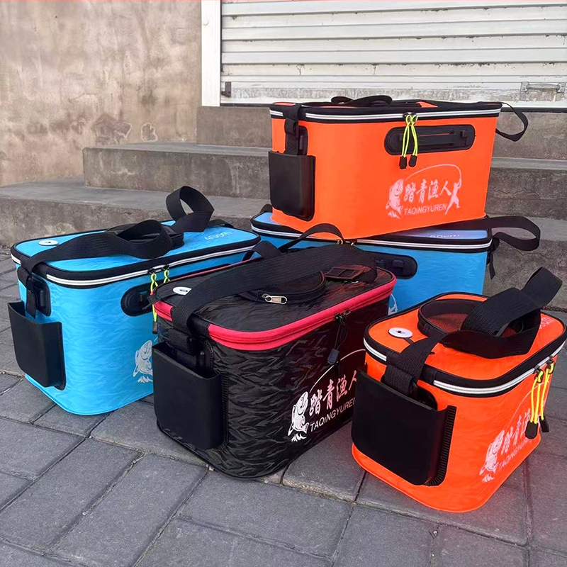 Sklopné EVA vedro pre živé ryby — kód produktu Folding fish bucket