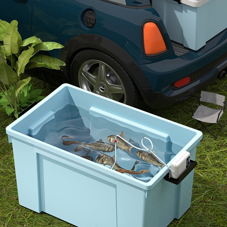 Žvejybos dėžė su storesniu korpusu ir sėdėjimo funkcija, skirta automobiliui, prekių ženklas Other, talpa žemiau 9, medžiaga šilkas gėlė