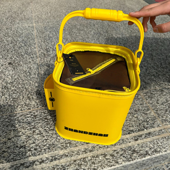 Sulankstomas nešiojamos žvejybos kibiras — EVA medžiaga, bendras svoris 500 g, Wilderness