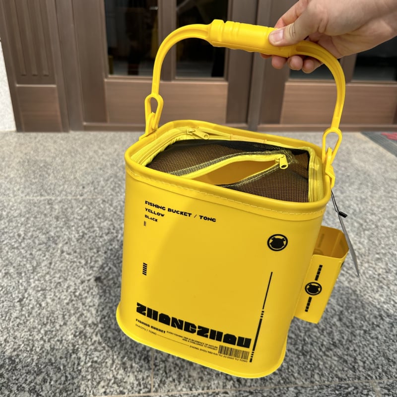 Sulankstomas nešiojamos žvejybos kibiras — EVA medžiaga, bendras svoris 500 g, Wilderness