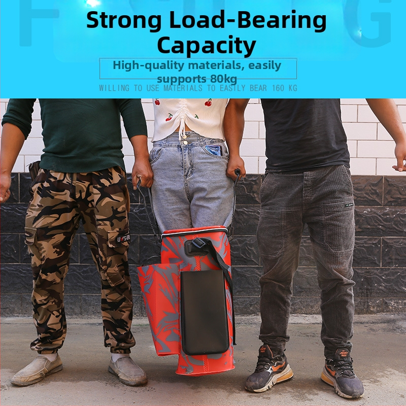 Dzīvās zivis konteineris ar saliekamu ekipējuma somu — EVA konstrukcija, daudzfunkcionāls dizains