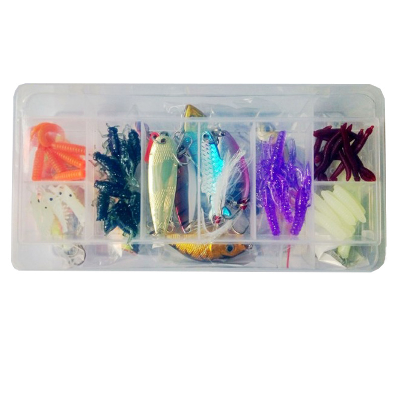 Integrirani set mamaca – metalni vib tvrdi mamac, minno sa šljokicama, udica, prednja žica, okretni prsten, olovni privjesak