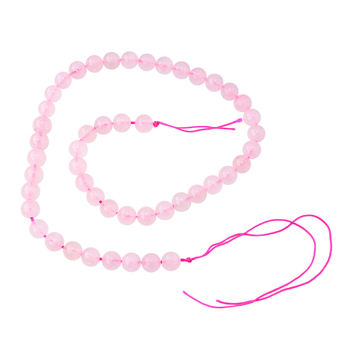 Prirodne hibiskus ružičaste kristalne perle, A-klase slobodne perle, polu završeni dugi niz, za DIY nakit, dizajn breskvinog cvijeta