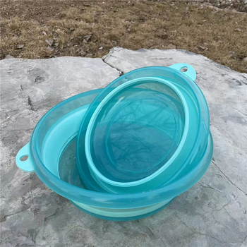 Bazin magnetic pliat pentru momeli, recipient portabil pentru amestecarea momelilor, din plastic