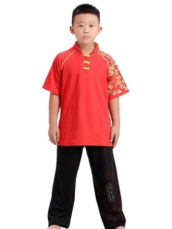 Vaikų kovos menų scenos kostiumas – bambuko pluošto audinys, 100% elastanas, vaikams, unisex