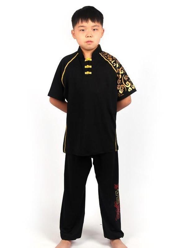 Vaikų kovos menų scenos kostiumas – bambuko pluošto audinys, 100% elastanas, vaikams, unisex