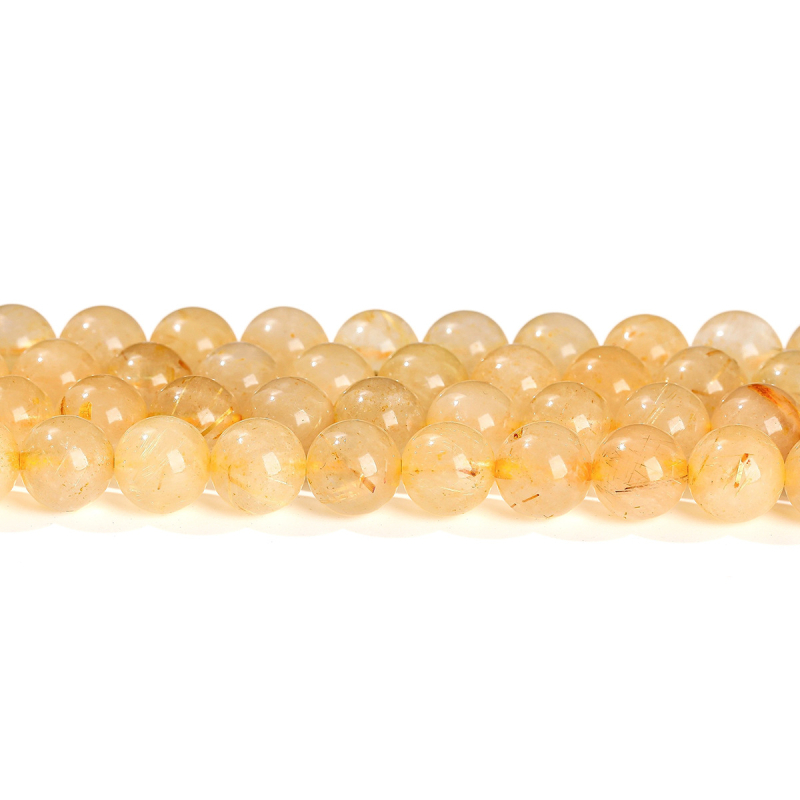 Zlatne kristalne perle, 8 mm, kružne slobodne perle za DIY nakit i izradu narukvice