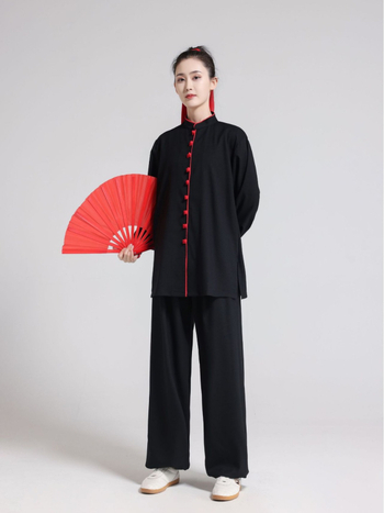 Taijiquan apranga - Unisex, medvilnės mišinio audinys, 60% medvilnė