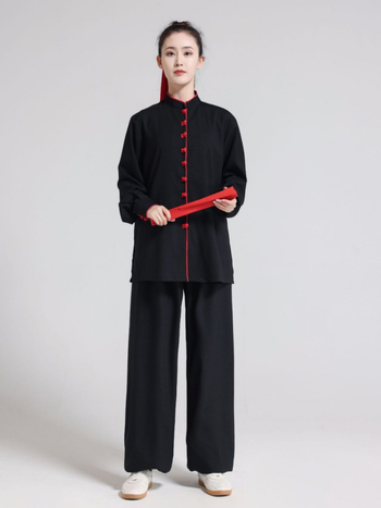 Taijiquan apranga - Unisex, medvilnės mišinio audinys, 60% medvilnė