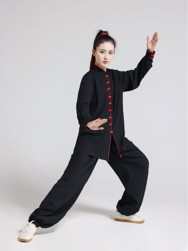 Taijiquan apranga - Unisex, medvilnės mišinio audinys, 60% medvilnė