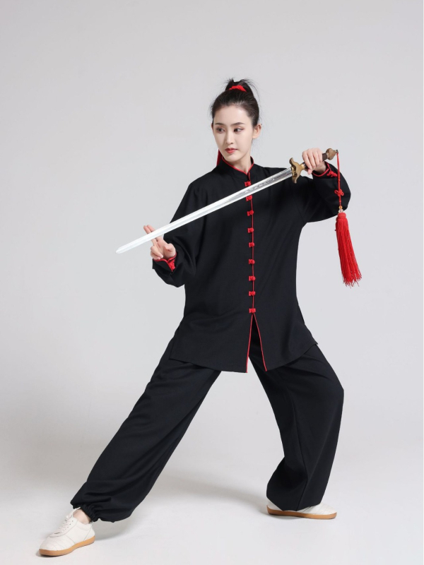 Taijiquan apranga - Unisex, medvilnės mišinio audinys, 60% medvilnė