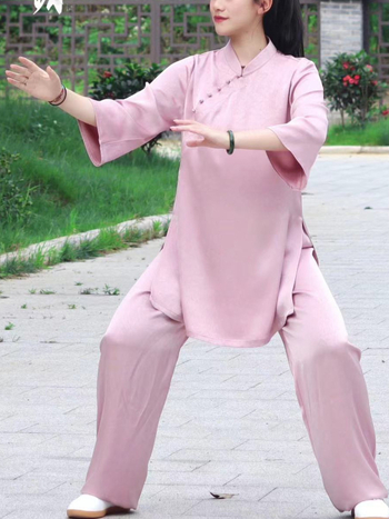 Tai Chi uniforma – kordurojo audinys, lino sudėtis, prekės kodas F78jsstht97t5