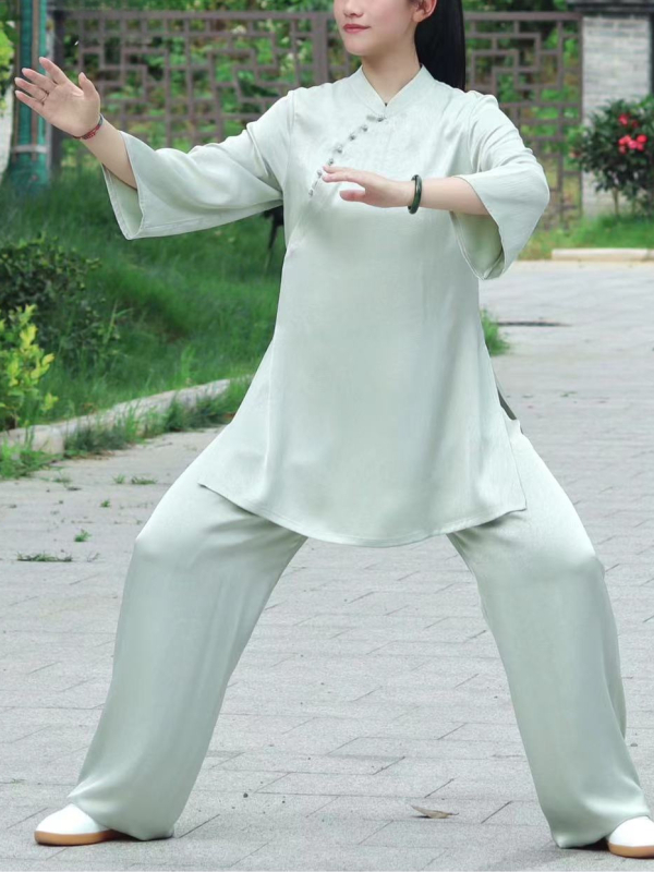 Tai Chi uniforma – kordurojo audinys, lino sudėtis, prekės kodas F78jsstht97t5