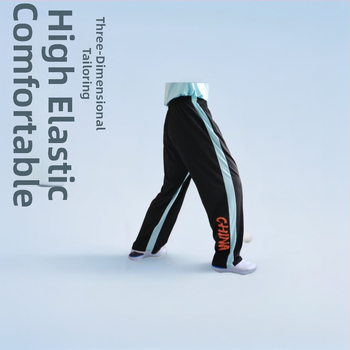 Taiji kelnės suaugusiems, unisex, tiesus kirpimas, aukšta elastinga medžiaga, Milk Silk audinys, 90% poliesteris, tolerancija 1–3 cm