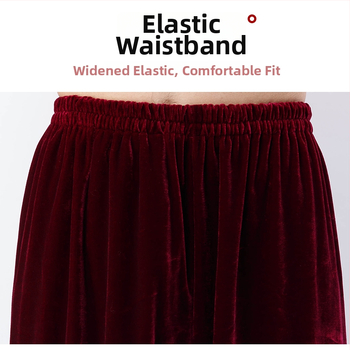 Unisex Tai Chi kelnės su fleece pamušalu, žibinto stiliaus, rudens–žiemos, skirtos kovos menams ir Tai Chi treniruotėms