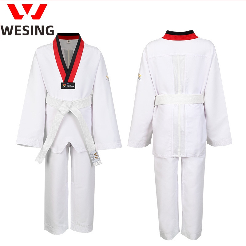 Taekwondo treniņu tērps, universāls, garas piedurknes, poliestera-kokvilnas maisījums 70%, iekšējā odere kokvilna, Zīmols Nine-day Mountains