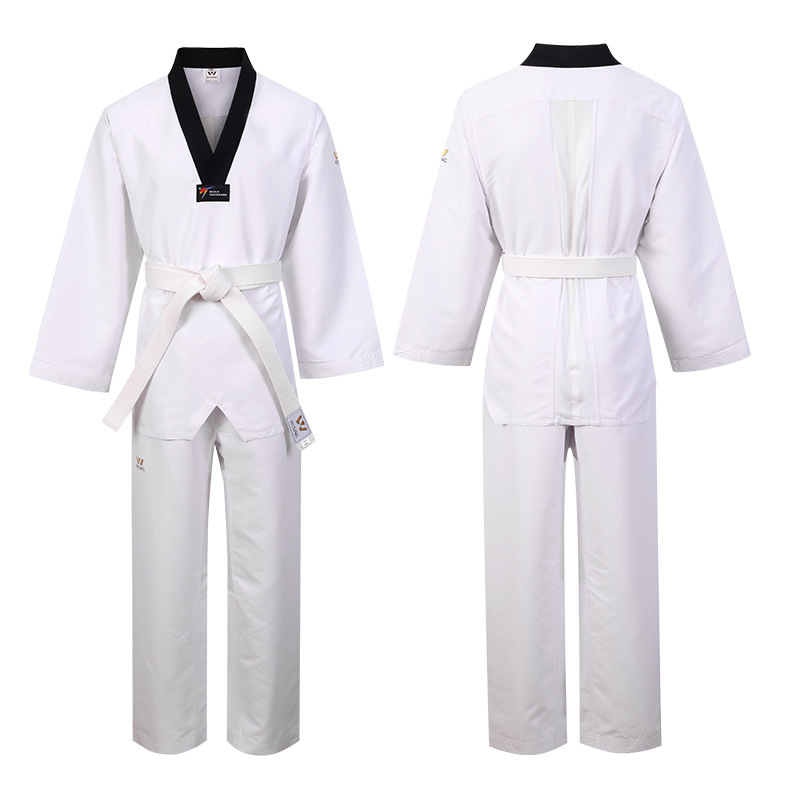 Taekwondo treniņu tērps, universāls, garas piedurknes, poliestera-kokvilnas maisījums 70%, iekšējā odere kokvilna, Zīmols Nine-day Mountains