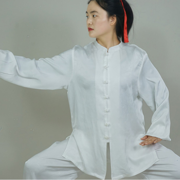 Taiji treniruočių kostiumas - unisex suaugusiems - 100% poliesteris, cheminių pluoštų mišinys, vieno spalvos modelis