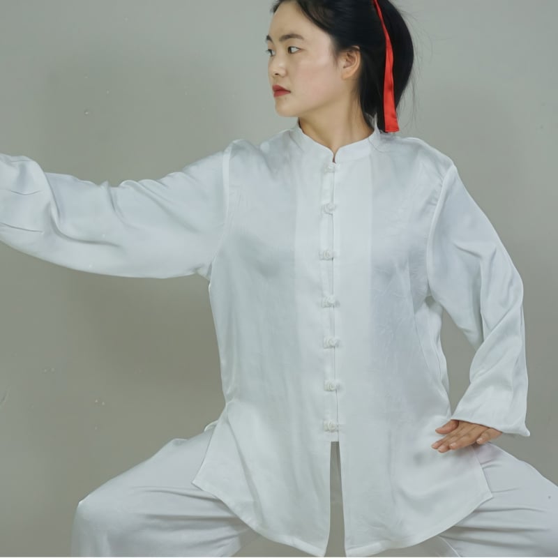 Taiji treniruočių kostiumas - unisex suaugusiems - 100% poliesteris, cheminių pluoštų mišinys, vieno spalvos modelis