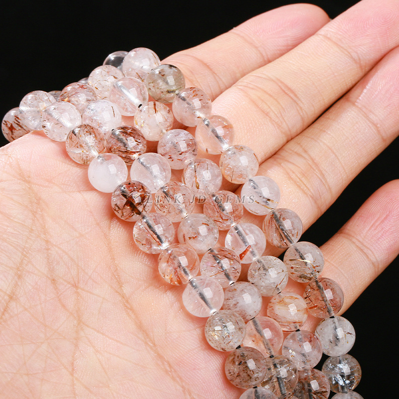 Perle din cristal natural — Material: cristal natural; Brand: Jingdian; Stil: modern; Procesare: șlefuire și lustruire