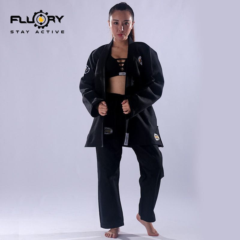 BJJ Gi Unisex - 100% kokvilna, Fluory/Fireland zīmols, cīņas mākslu apģērbs