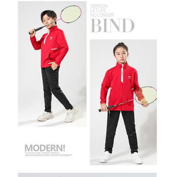 Bērnu ziemas sporta komplekts ar noņemamu stāvvadājošu apkakli, garām piedurknēm, poliestera audums, unisex, piemērots ziemai, pavasarim un rudenim